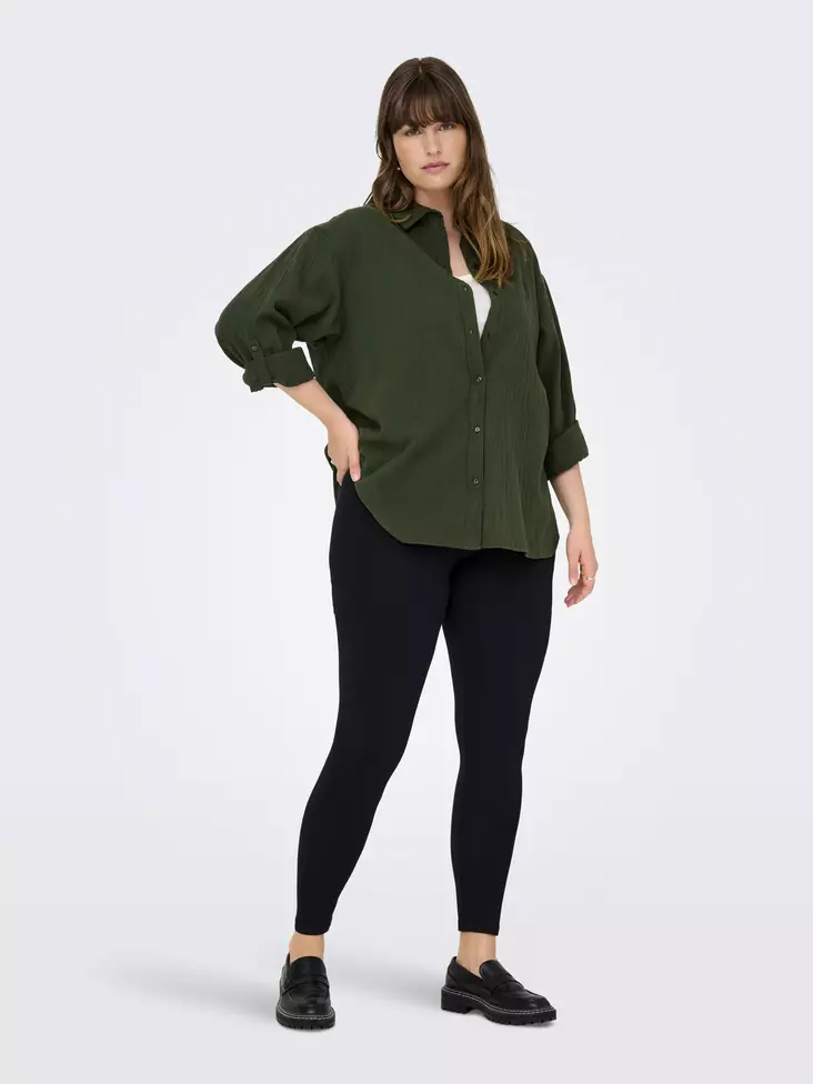 Only Carmakoma Plus size dam leggings Time svart - Leggings - 126615 - 1
