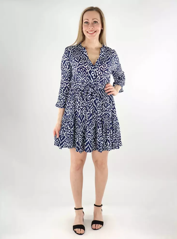 Only mönstrad klänning Life ombre blue/clemme - Klänningar och tunikor - 138055 - 1