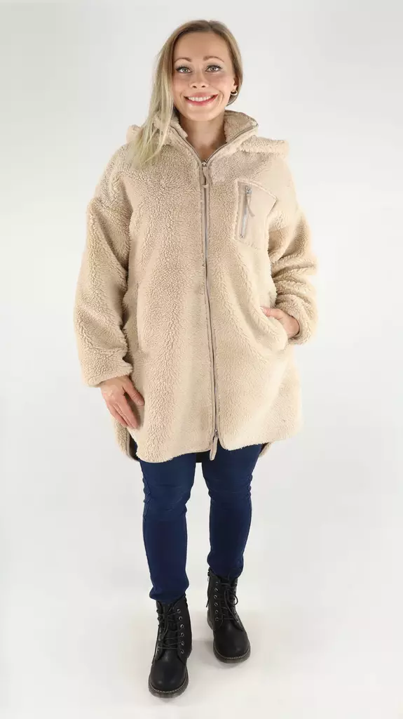 Only dam Jacka Sascha sherpa cuban sand - Lätta jackor för damer - 131805 - 1