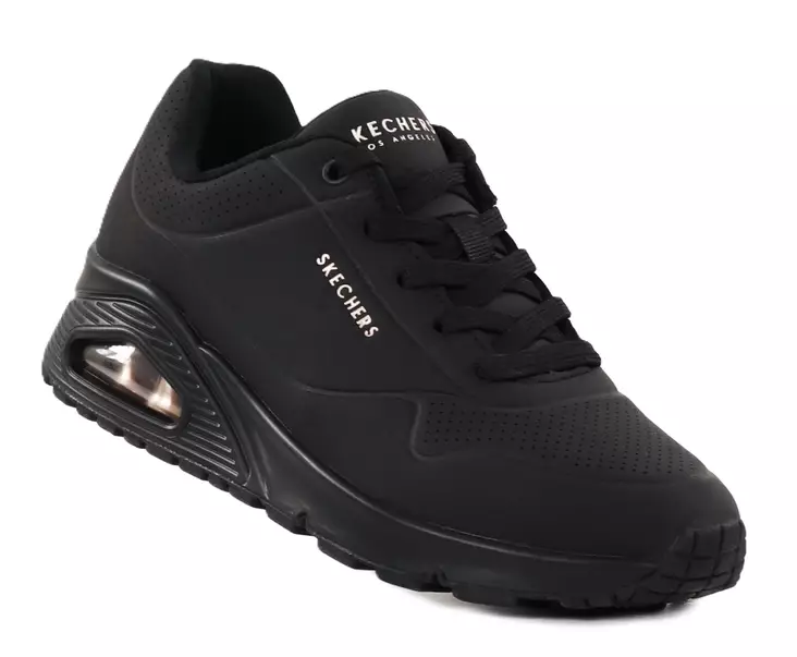 Skechers damsneakers 73690/BBK UNO - STAND ON AIR svart - Skechers sneakers - 140275 - 1