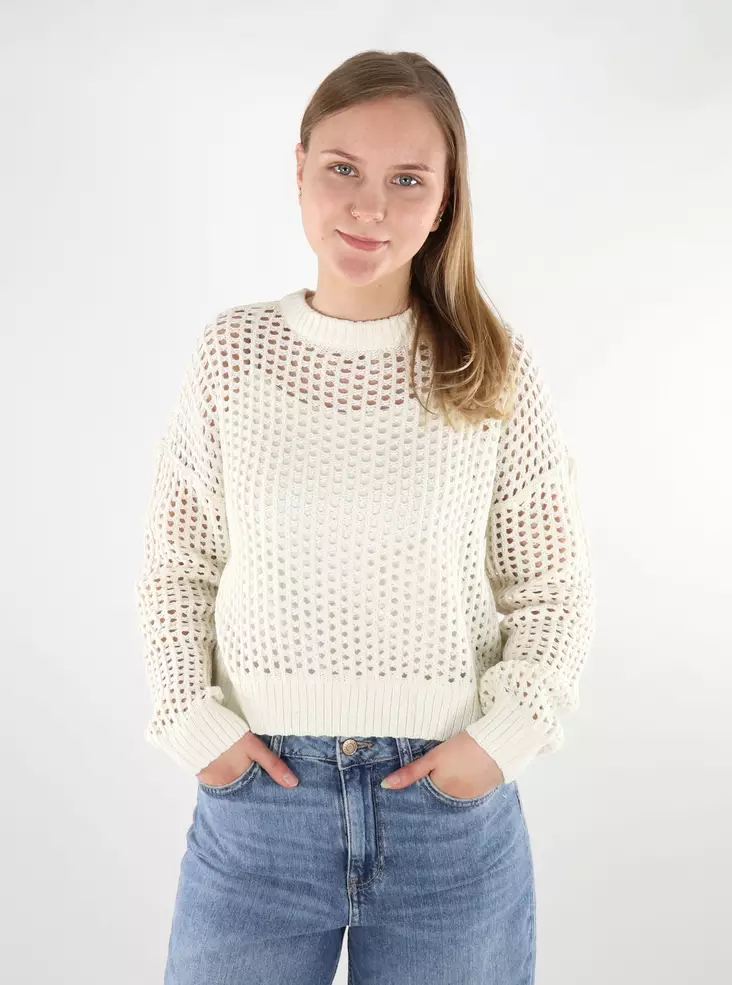 Something New damtröja Moss Pullover björk - Stickat för damer - 137835 - 1