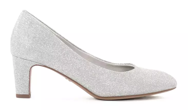 Tamaris silver pumps/höga klackar 22418-41 silver glam - Tamaris höga klackar - 137825 - 1