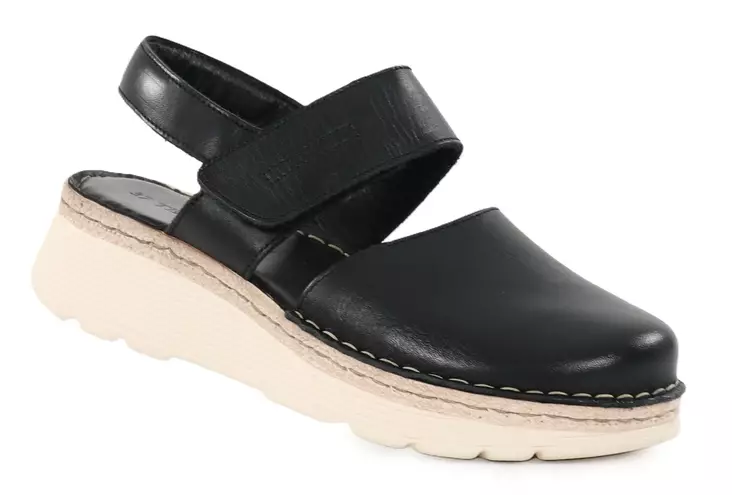 Ten Points damsandaler i äkta läder 60685 Maya svart - Sandaler för damer - 140585 - 1