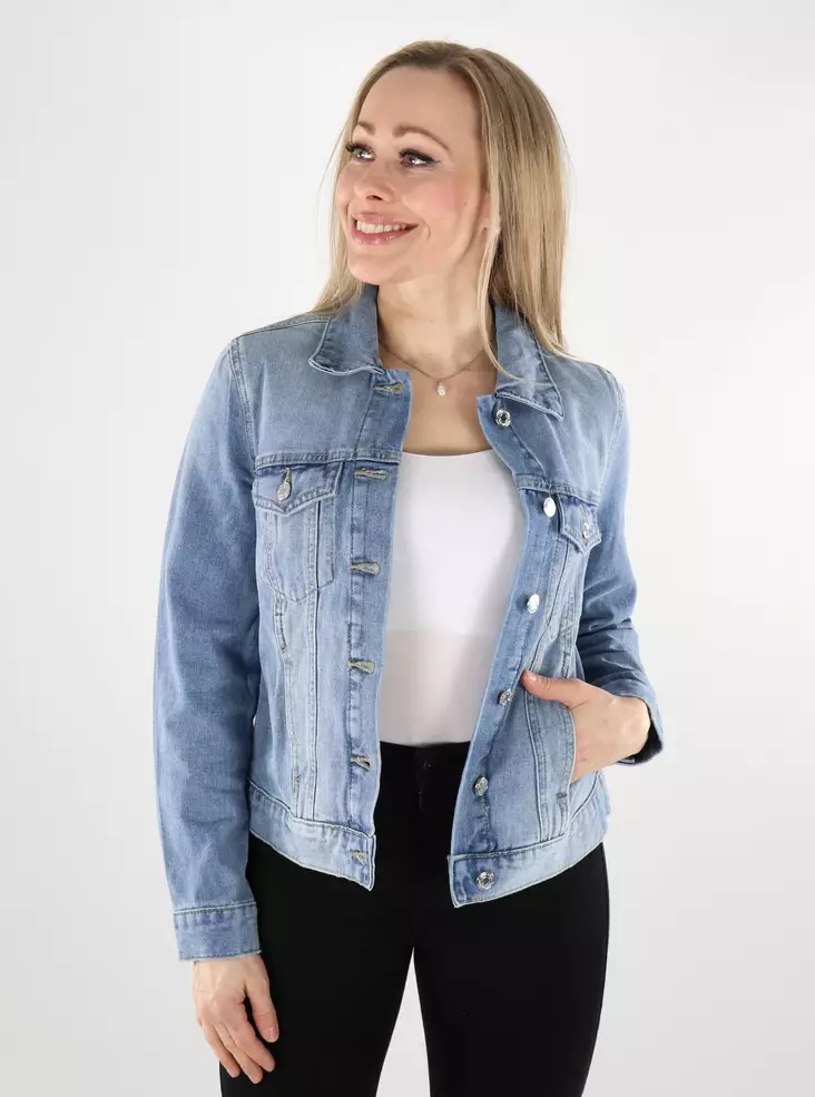 Vero Moda jeansjacka dam Zorica Denim ljusblå - Jeansjackor för damer - 137815 - 1