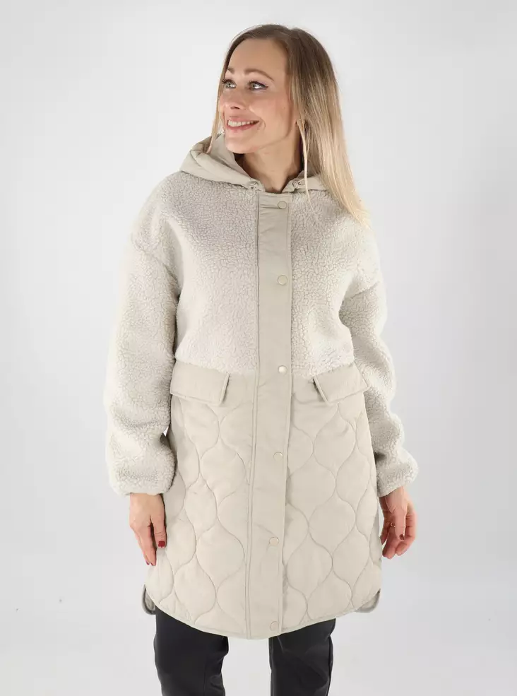 Vila damkappa fjädergrå - Lätta jackor för damer - 139465 - 1