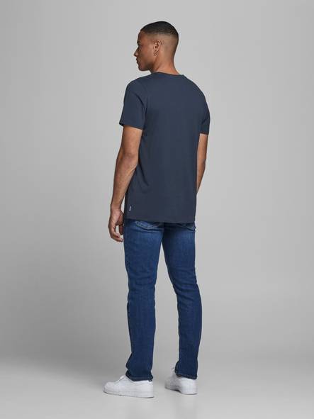Jack & Jones blå herr t-shirt Organic basic navy - T-shirts för herrar - 127086 - 2