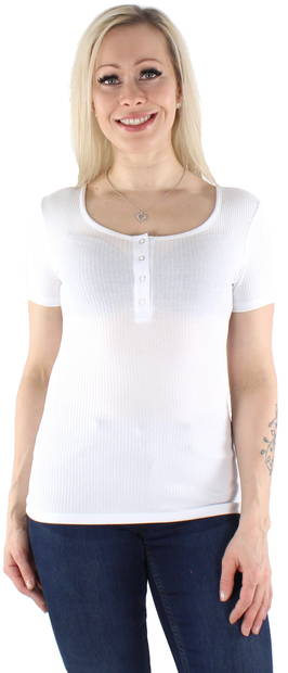 Pieces dam ribb t-shirt Kitte, svart, vit - T-shirts för damer - 125516 - 2