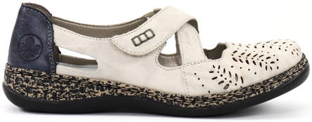 Rieker dam Promenadskor 46375-60 beige - Rieker promenadskor - 130216 - 1