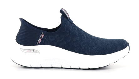 Skechers damsneakers 150065/NVY Arch fit 2.0 - CHEETAH CHIC blå - Skechers slip ins - 135876 - 1