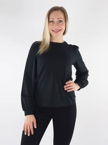 JJXX Skjorta Freya ribb ljus vit - Långärmade tröjor för  damer - 134626 - 1
