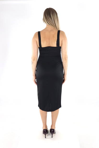 Vila Laya figursydd klänning svart - Klänningar och tunikor - 134736 - 4