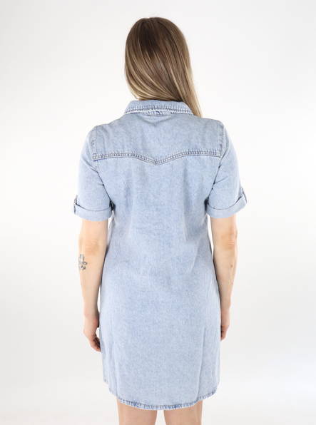 Vero Moda jeansklänning Denim ljusblå - Klänningar och tunikor - 135896 - 2