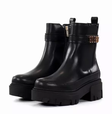 Guess ankelboots dam Yelma FL8YEAELE10 svart - Stövletter och kängor för damer - 136836 - 2