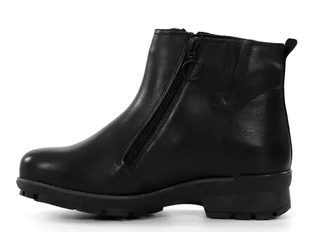Ilves ankelboots i läder 8292-D XXL svart - Stövletter och kängor för damer - 137336 - 2