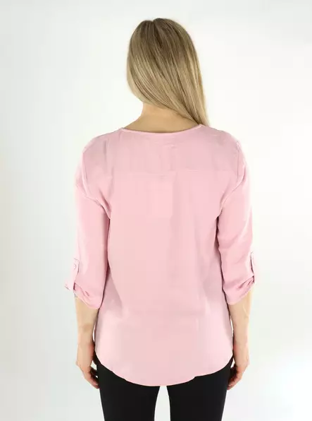 JDY damskjorta 3/4 blekt lila - Långärmade tröjor för  damer - 138546 - 2