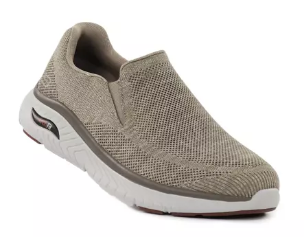 Skechers herrsneakers med bred läst 205345/TPE ARCH FIT CROSSER - LOCKE taupe - Sneakers för herrar - 138696 - 1