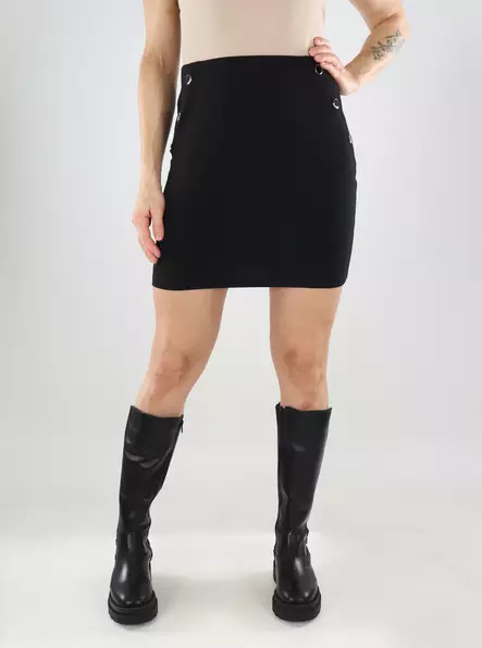 JDY Kjol JDYGEGGO LIFE KNAPPKJOL MINIKJOL svart - Kjolar - 139666 - 1