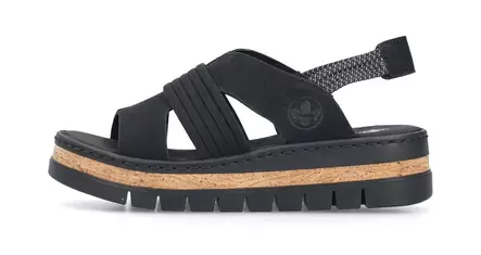 Rieker damsandaler V4959-00 svart - Rieker sandals - 140906 - 2
