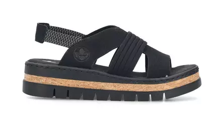 Rieker damsandaler V4959-00 svart - Rieker sandals - 140906 - 1
