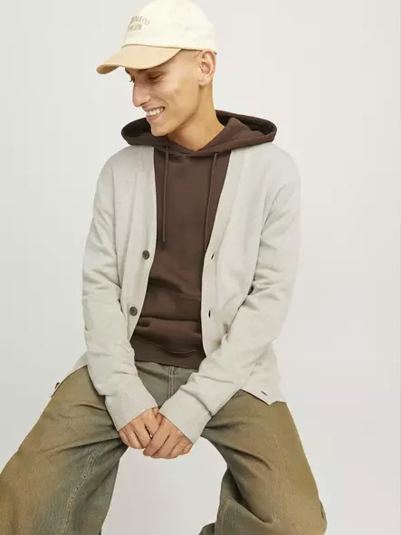 Jack&Jones herrkofta Stickad oatmeal - Stickat för herrar - 136906 - 1