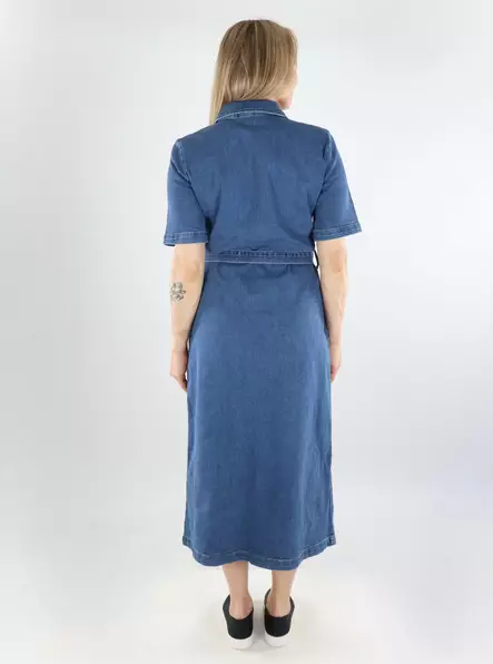 Only lång jeansklänning SS Long medium blue - Klänningar och tunikor - 138486 - 2