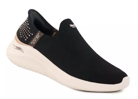 Skechers damsneakers 150642/BKRG ARCH FIT ULTRA FLEX 3.0 - BRILLIANT DIAMOND svart/rosaguld - Skechers sneakers - 140656 - 1