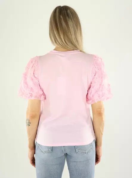 Vila t-shirt o-ringad cherry blossom - T-shirts för damer - 140806 - 2