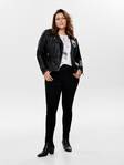 Only Carmakoma Plus size dam biker jacka Emmy svart - Skinnjackor och PU-jackor för damer - 124886 - 3