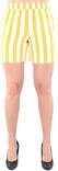 Only Shorts Madeline piper gul/vit - Shorts och capribyxor för damer - 123906 - 1