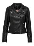 Only dam konstläderjacka Gemma biker svart - Skinnjackor och PU-jackor för damer - 120386 - 4