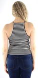 Pieces Topp Ostina ljus vit/svart - Toppar för damer - 133496 - 2