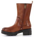 Ten Points Ankelboots 60399 Cecilia Cognac - Stövletter och kängor för damer - 134486 - 2