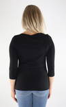 Vero Moda Skjorta Panda modal, svart - Långärmade tröjor för damer - 131356 - 2