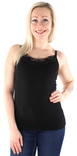 Vero Moda dam topp med spetsdekoration Inge lace, svart, vit - Toppar för damer - 125296 - 1
