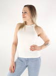 Vero Moda dam Ribb topp snövit - Toppar för damer - 135826 - 1