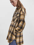 Vero Moda rutig dam shacket jacka Luna chai tea/checks - Lätta jackor för damer - 129286 - 3