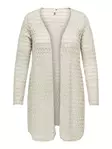 Only Carmakoma plus size Kofta Lati Lace silverfoder - Stickat för damer - 136476 - 1