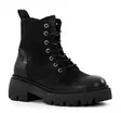Ten Points Ankelboots i läder för damer 60518 Pandora Chunky Black - Stövletter och kängor för damer - 136866 - 3