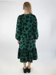 Vero Moda damklänning 7/8 V-ringad mörkgrön/dagny - Klänningar och tunikor - 136996 - 3