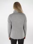 Only damtröja Roll Neck mellangrå melerad - Stickat för damer - 137426 - 2
