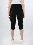 Only stretchiga capribyxor för damer HW svart - Shorts och capribyxor för damer - 138116 - 2