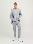 Jack&Jones herr dragkedja med huva JCOFUSION Sweat Zip ljusgrå melerad - Jackor och parkas för herrar - 138886 - 3