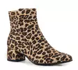 Marco Tozzi damstövletter med leopardmönster 25302-45 leo beige - Stövletter och kängor för damer - 139036 - 1