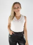 Vero Moda damtopp V-ringad snövit - Toppar för damer - 139046 - 1