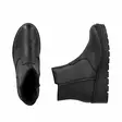 Rieker damstövletter i äkta läder X9165-01 svart - Rieker ankelboots - 139176 - 3