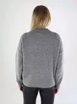 Vero Moda damtröja VMBOOM Text Pullover mellangrå - Stickat för damer - 139276 - 2