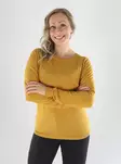 Vero Moda Tröja VMCARE STRUCTURE LS O-NECK BLUS chai tea - Stickat för damer - 141696 - 1