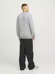 Jack&Jones tröja JJEGLOBE ljusgrå melerad - Stickat för herrar - 139466 - 5