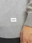 Jack&Jones tröja JJEGLOBE ljusgrå melerad - Stickat för herrar - 139466 - 4