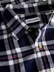 Jack & Jones herrrutig skjorta JJEDOVER Rutig marinblå kavaj - Skjortor för herrar - 140126 - 4